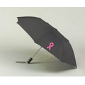 Auto Open Folding Poly Nylon Umbrella (42" Arc) - black color only